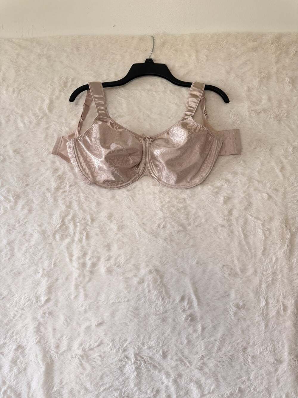 Bali Satin Tracings Underwire Minimizer Bra Style 3562 Champagne 36DDD⁠